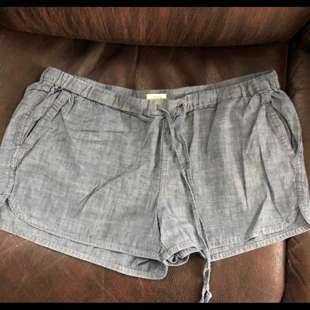 J. Crew chambray shorts